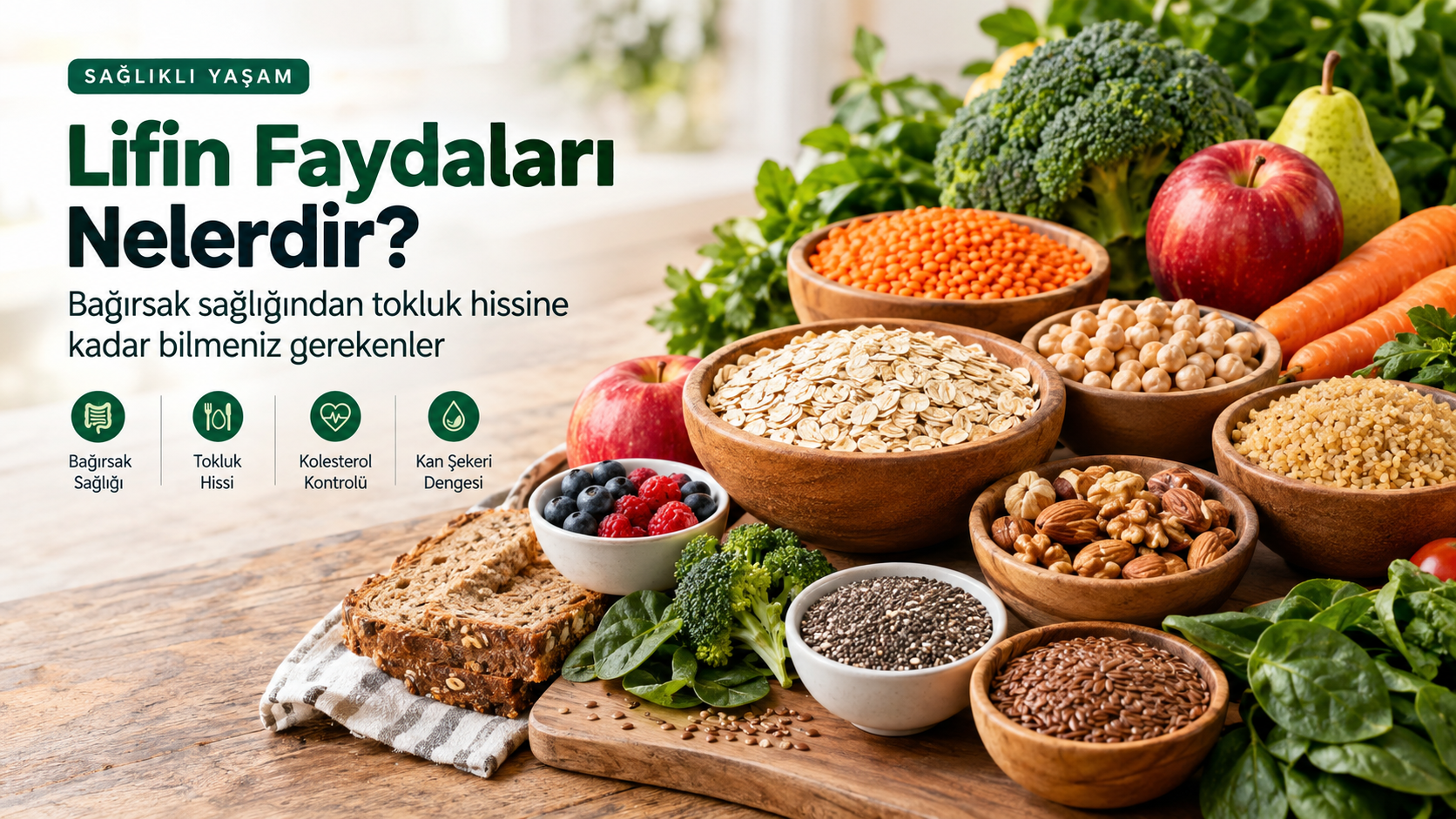 Lifin faydaları nelerdir? Bağırsak sağlığı, tokluk hissi ve kolesterol üzerindeki